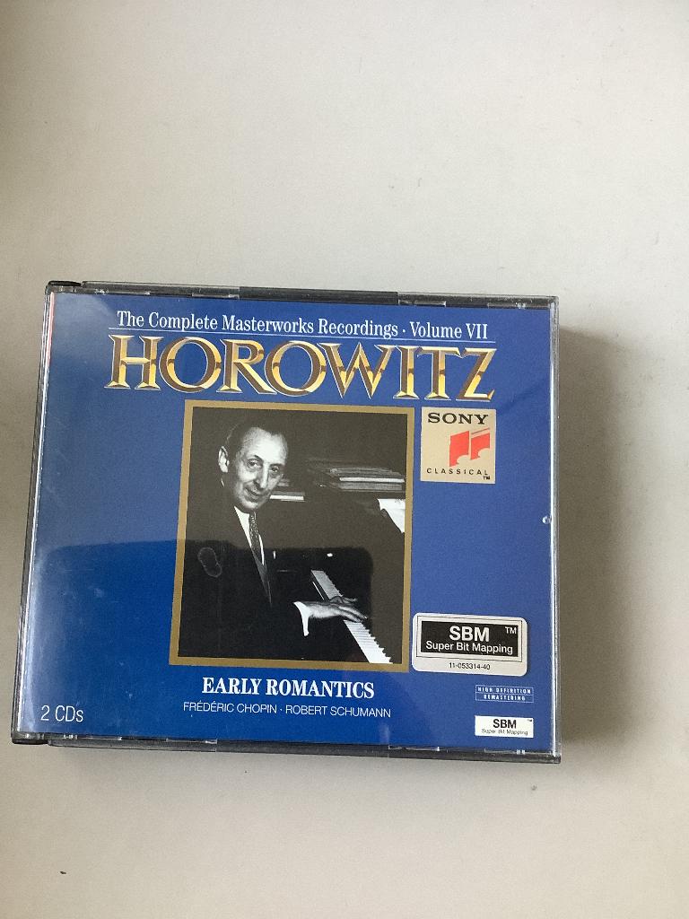 Vladimir Horowitz volume 7 early romantics (2 cd’s), Verzenden, Zo goed als nieuw