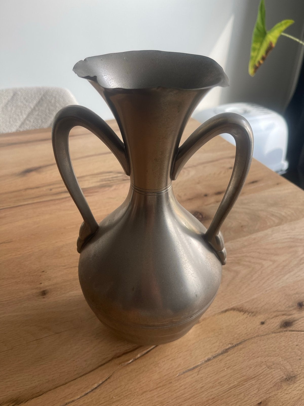 Vintage JEKA Tiel Holland tinnen vaas nr. 285 – gemerkt, Ophalen of Verzenden