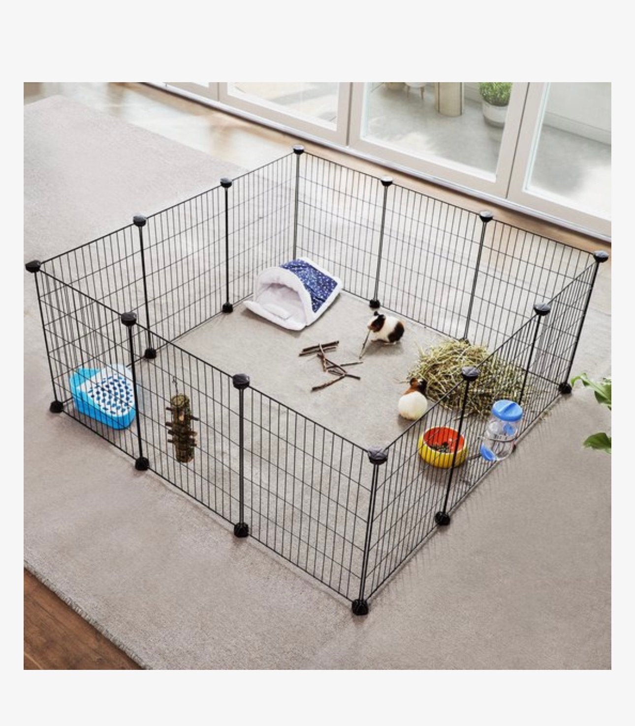 Konijnenren, Dieren en Toebehoren, Ophalen, Zo goed als nieuw, 110 cm of meer, Ren