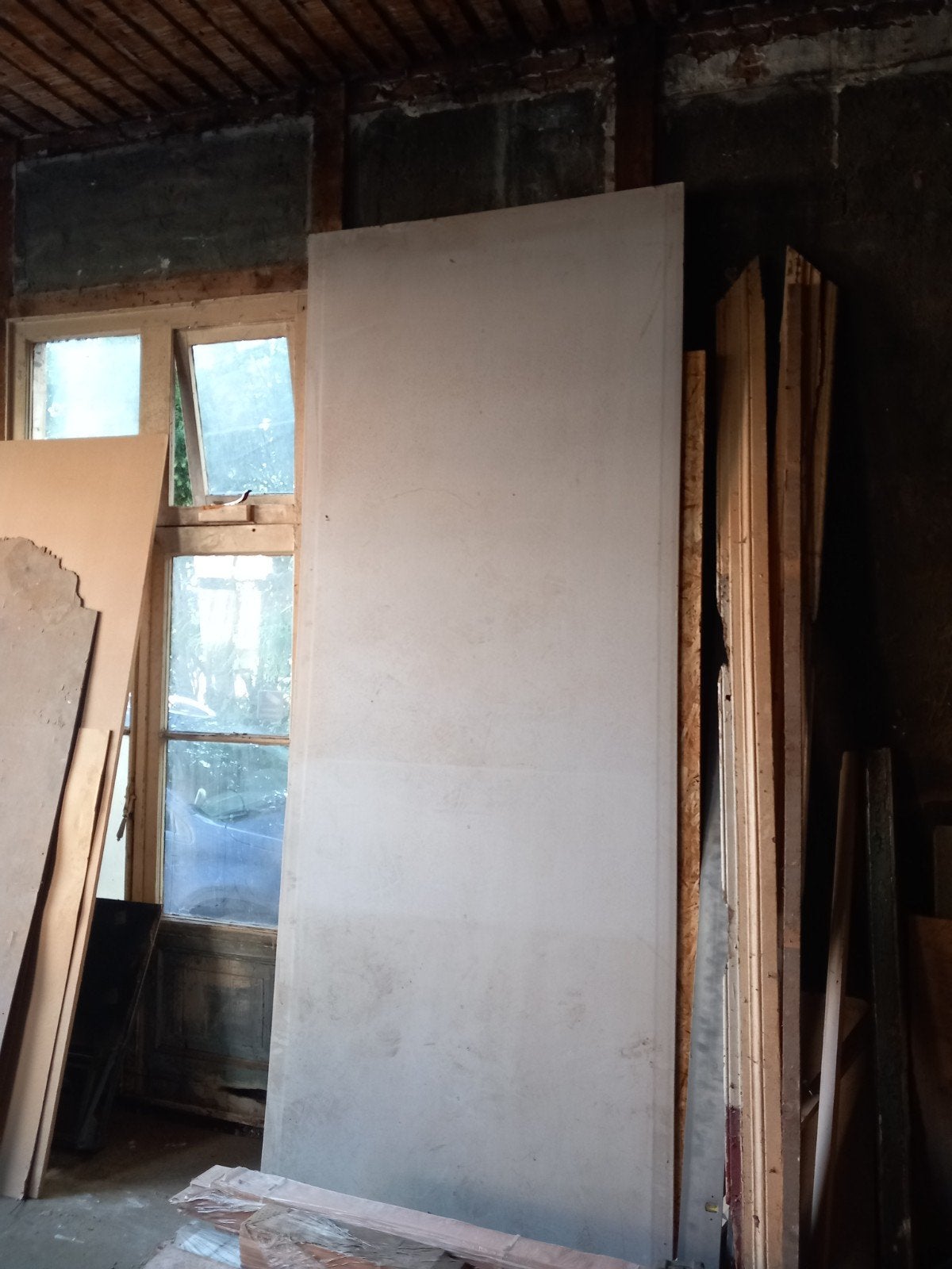 Grote gipsplaat 300x120 gratis af te halen, Ophalen