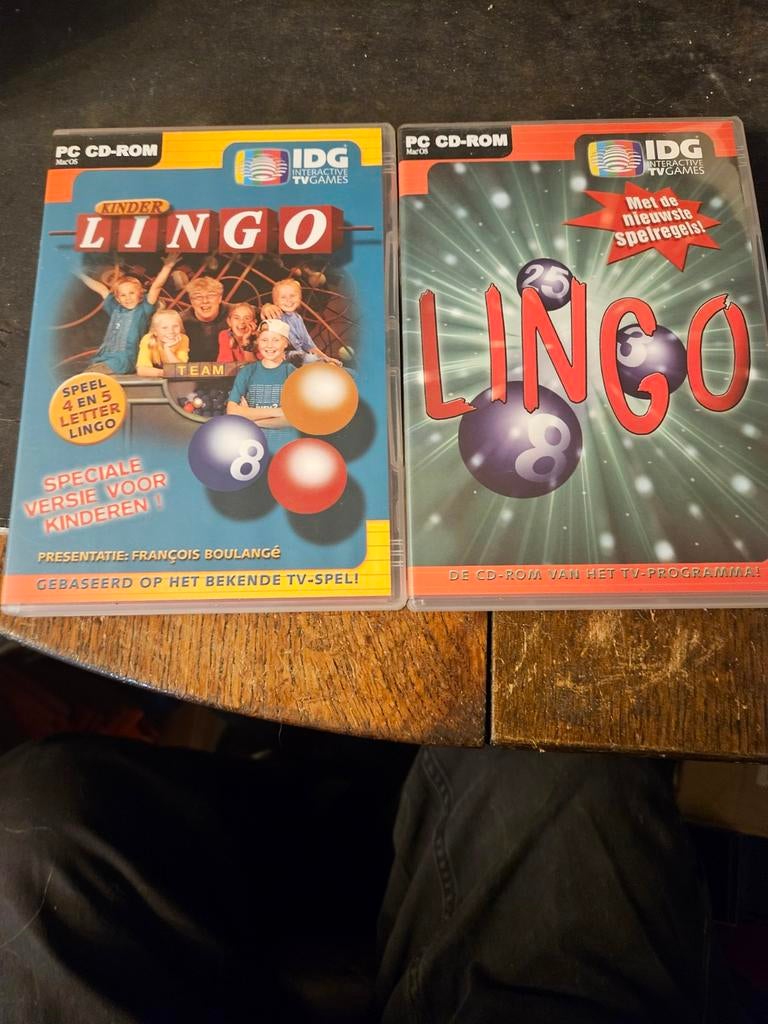 Lingo en Kinder Lingo PC CD-ROM Spellen, Spelcomputers en Games, Puzzel en Educatief, Gebruikt, 1 speler, Ophalen of Verzenden