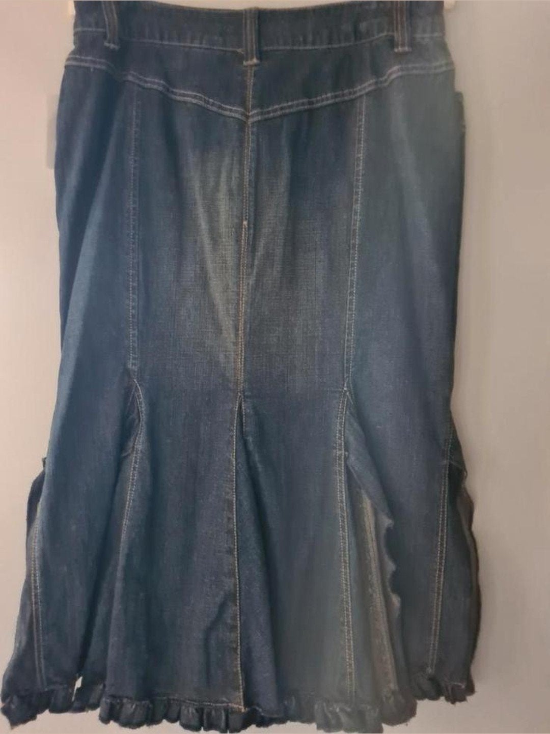 SPIJKERROK C&A NIEUW 40/JACK 42, Kleding | Dames, Rokken, Maat 38/40 (M), Blauw, Nieuw, Ophalen of Verzenden