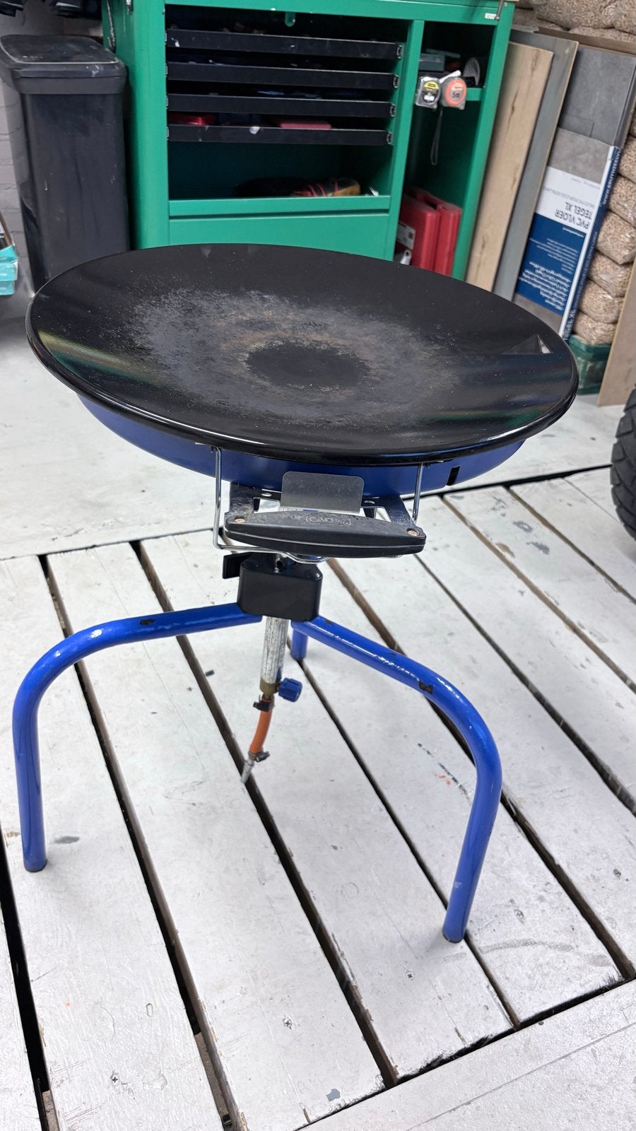 Cadac Skottelbraai met slang, Ophalen, Gebruikt