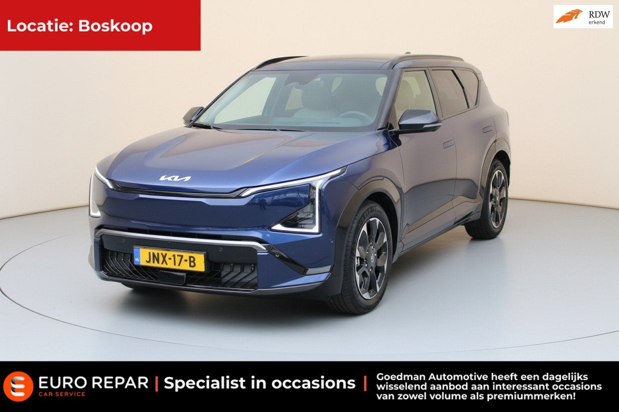 Kia EV5 GT-PlusLine 81.4 kWh, Auto's, Kia, 81 kWh, 1992 kg, Blauw, 505 km