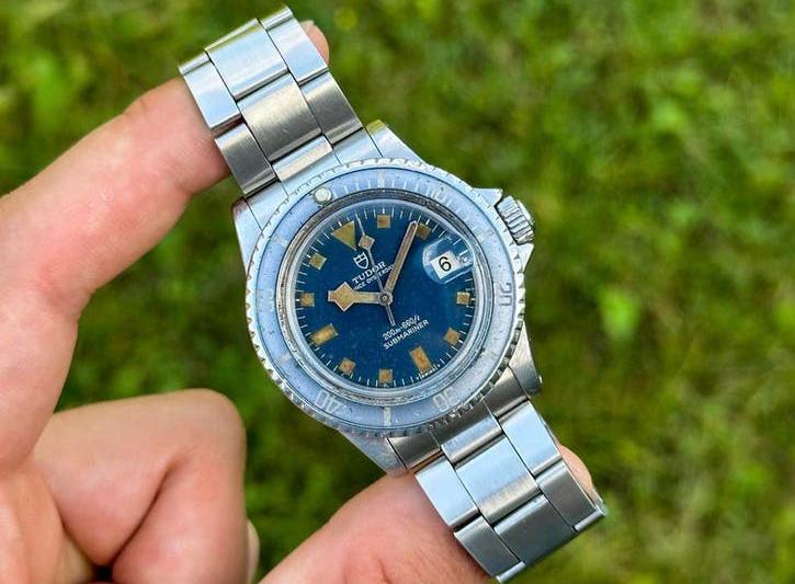 Vintage Tudor Snowflake, Staal, Gebruikt, Staal, Polshorloge