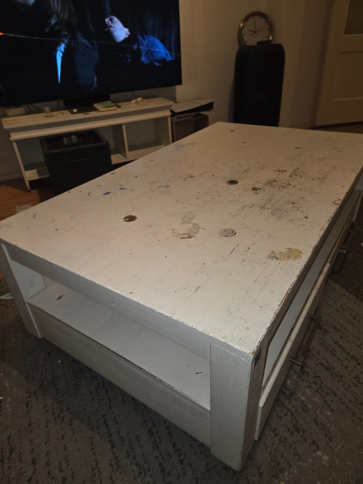 Salontafel met lades - Jardes Bouvrie, Ophalen, 50 – 75, Gebruikt, 100 tot 150 cm
