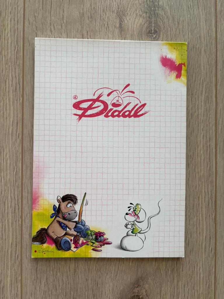 Diddl Galupy blok, Verzamelen, Diddl, Ophalen of Verzenden, Galupy, Papier, Kaart of Schrift