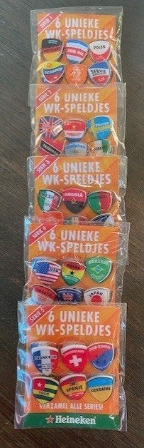Complete serie Heineken Pins WK 2006, Ophalen of Verzenden, Nieuw, Overige typen, Heineken