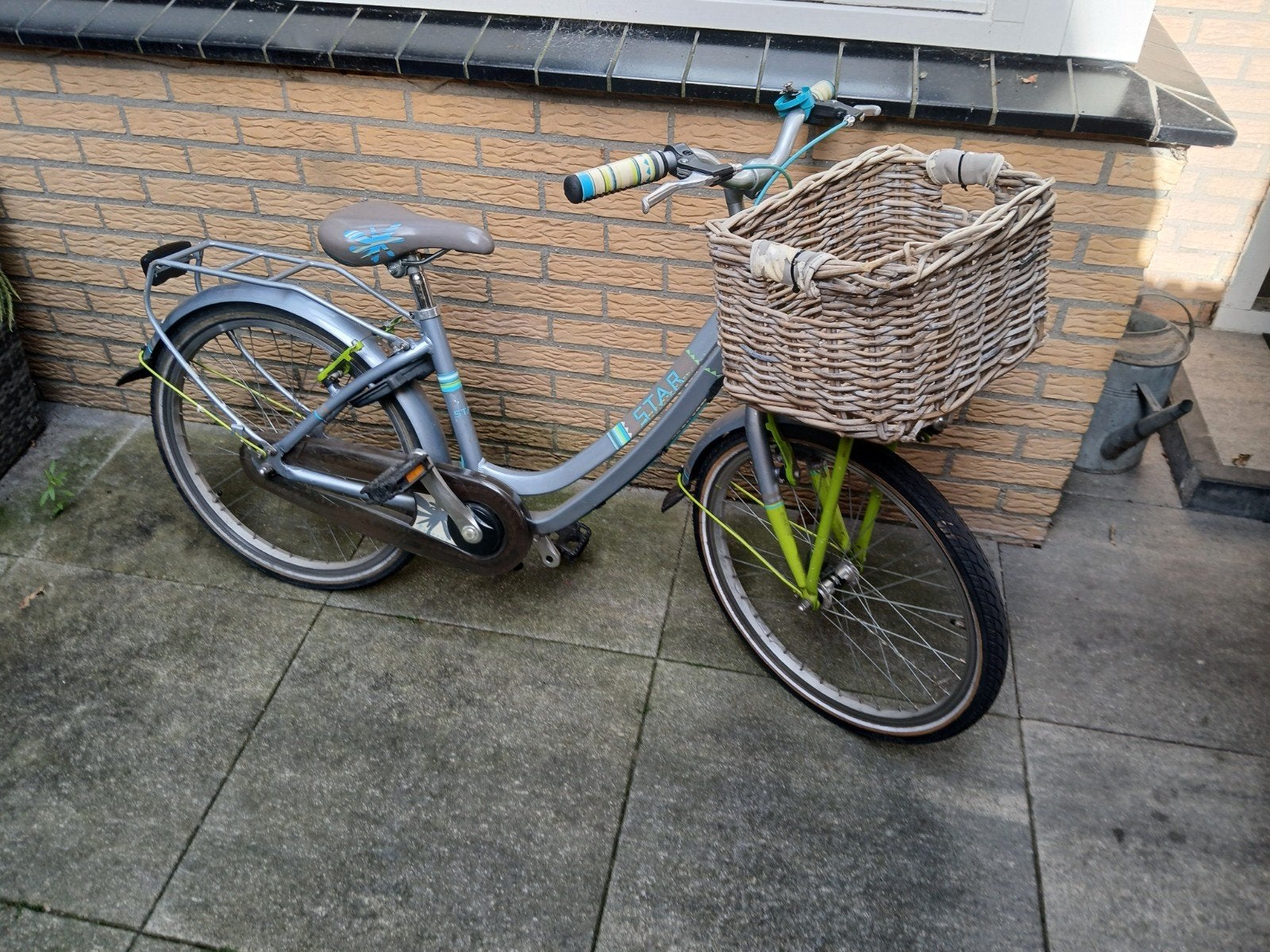 meisjes fiets batavus 22 inc, Ophalen, Terugtraprem, 22 inch, Gebruikt