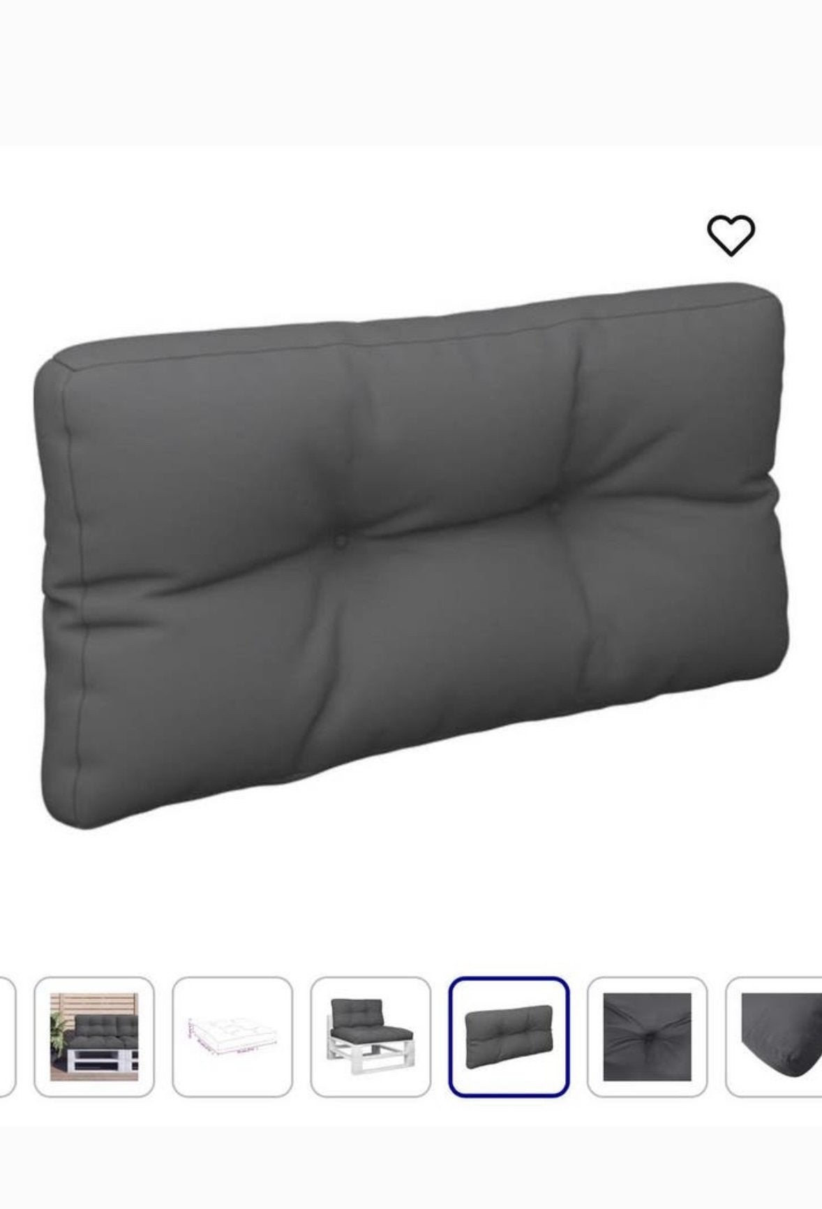 1set zit pallet kussen nieuw, Ophalen of Verzenden, Zo goed als nieuw