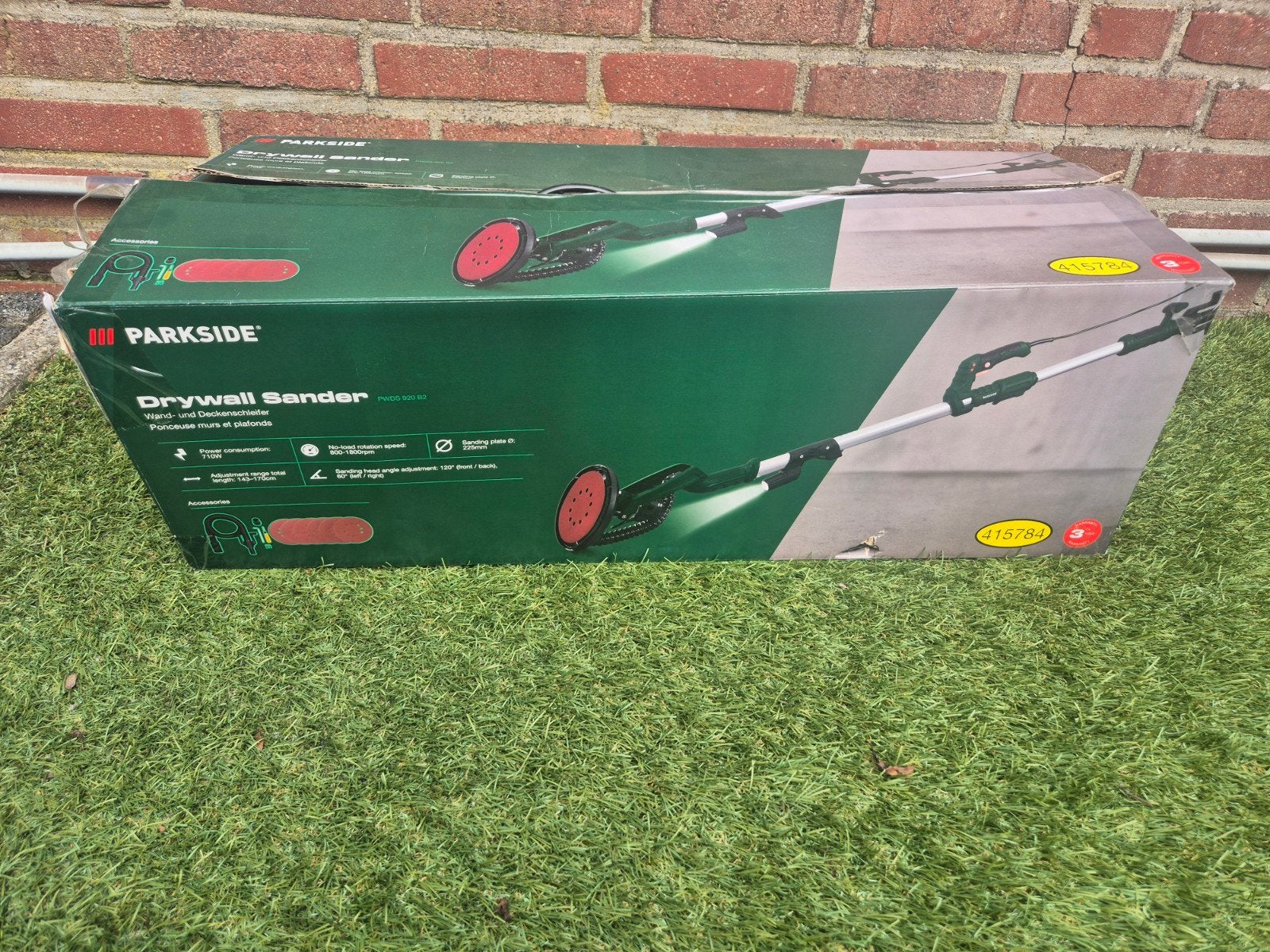 Parkside Drywall Sander - Wand- en Plafondschuurmachine, Ophalen, Minder dan 600 watt