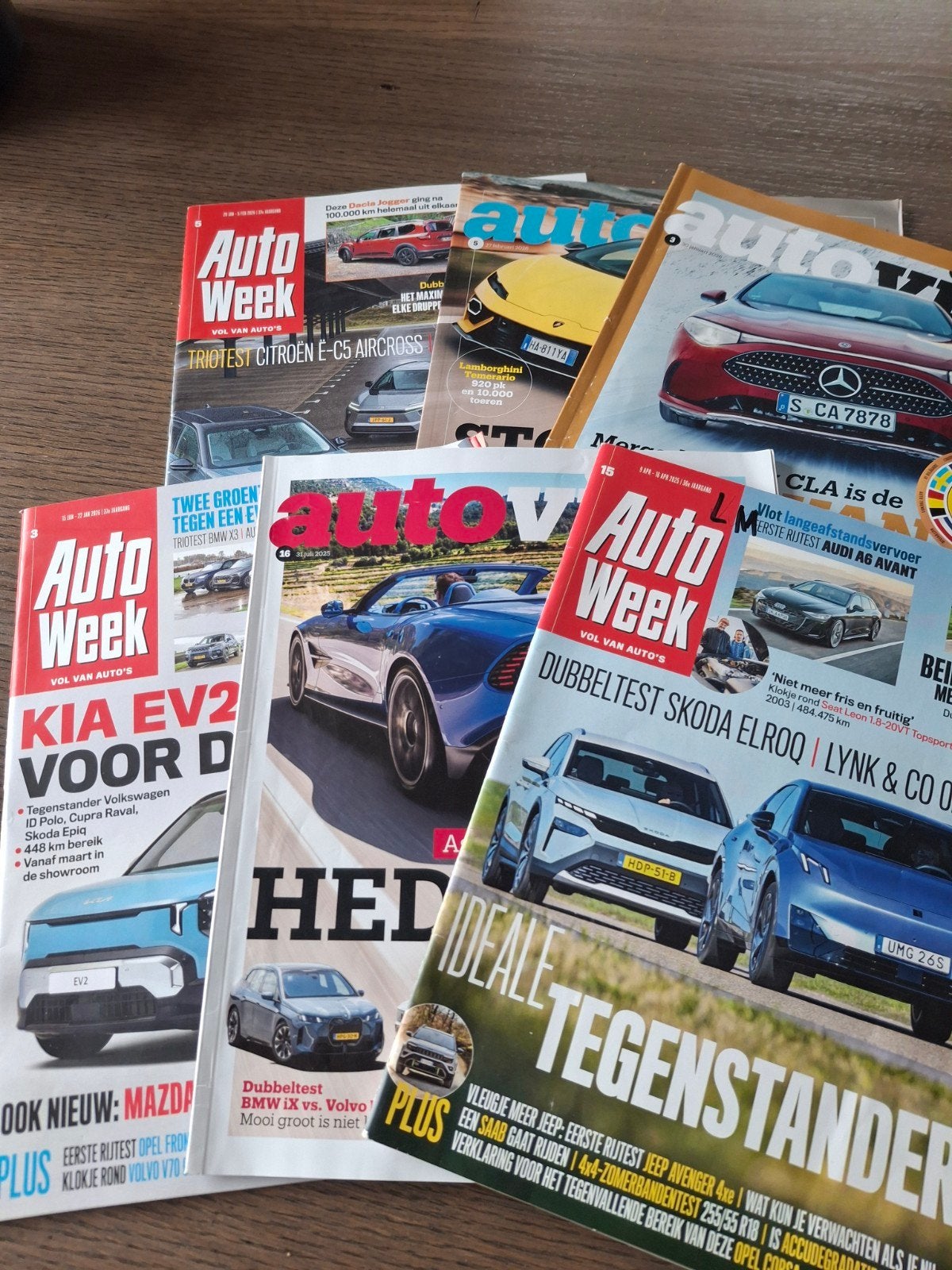 Autoweek en Autovisie magazines - 6 stuks, Boeken, Auto's | Boeken, Ophalen of Verzenden, Gelezen, Algemeen