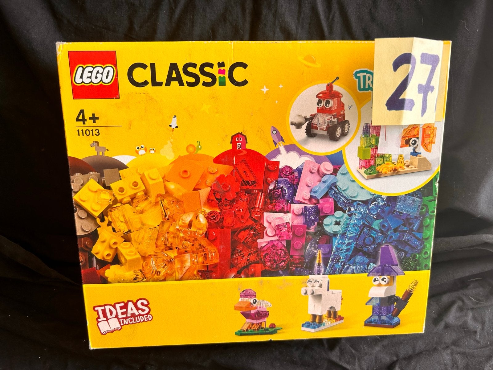Nieuw en ongeopend LEGO Classic 11013 Transparante Stenen, Lego, Nieuw, Ophalen of Verzenden, Ongeopend/sealed