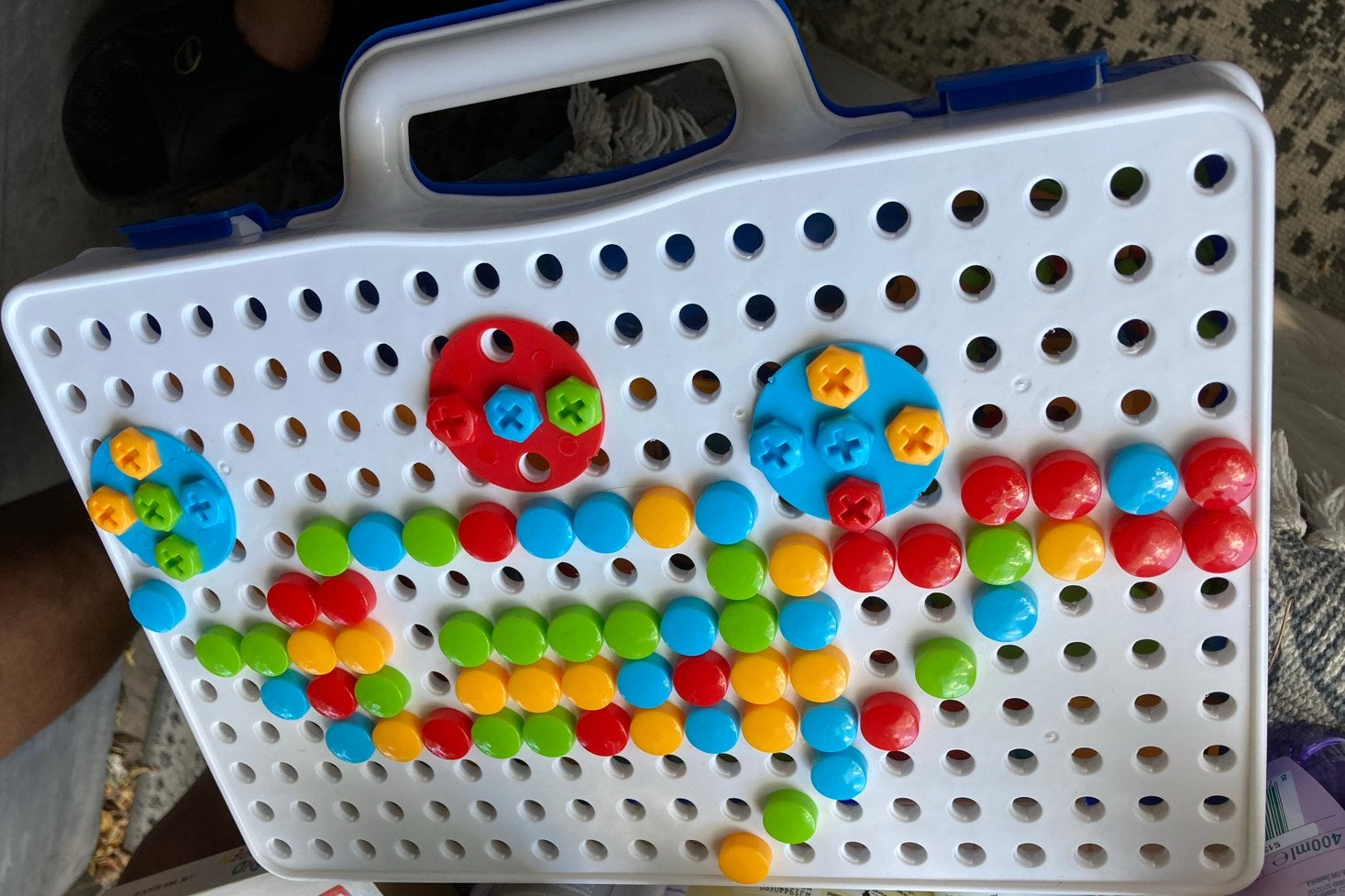 Kiddo Craft bouwset met gereedschap in koffer, Ophalen of Verzenden, Gebruikt, Knutselen