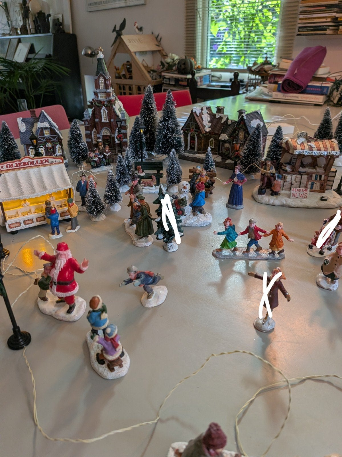 Kersthuisjes kerstversiering Lemax, Ophalen of Verzenden, Gebruikt