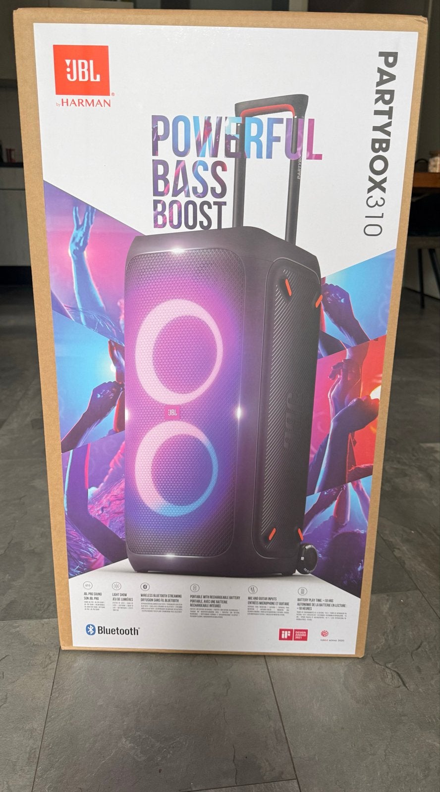 JBL PartyBox 310 - Krachtige draagbare partyspeaker, Audio, Tv en Foto, Ophalen, JBL, Party speaker, Nieuw