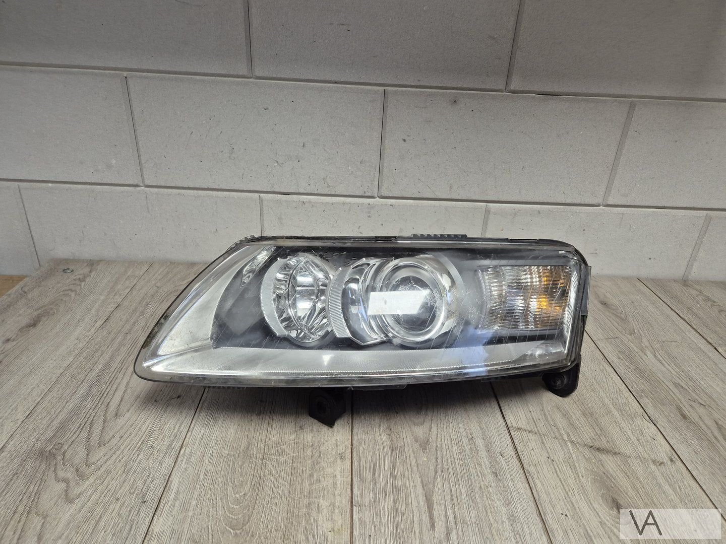 Audi A6 4f 2004 - 2008 koplamp links XENON zonder bochtlicht, Gebruikt, -, -, -