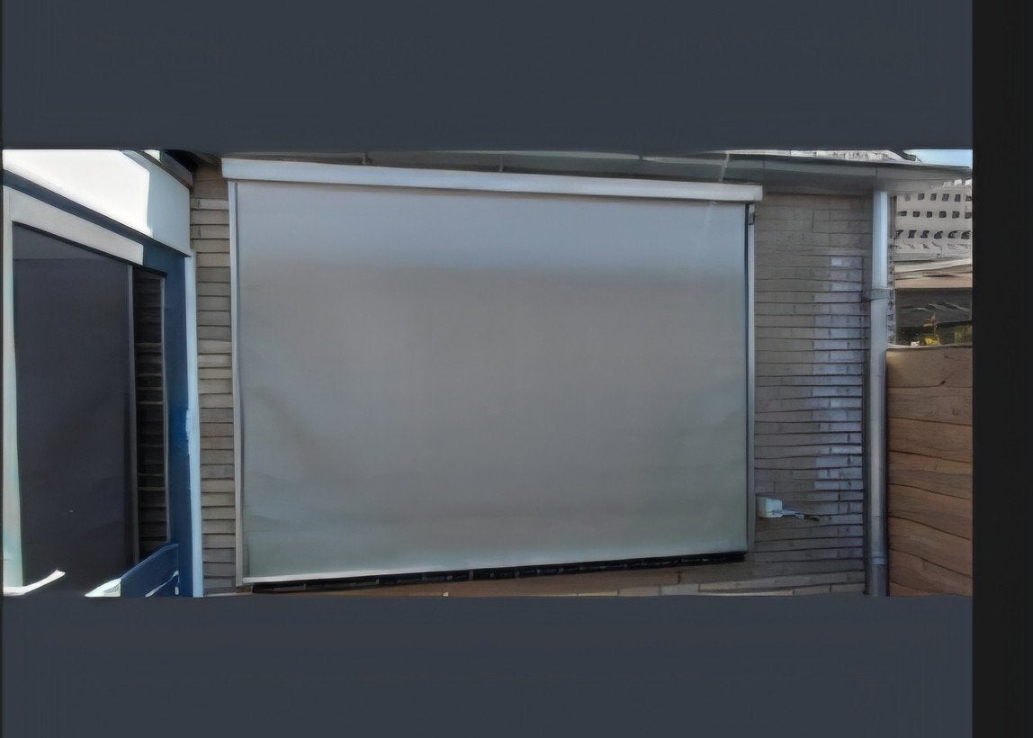 Luxaflex zonwering - handbediend - zo goed als nieuw, Ophalen