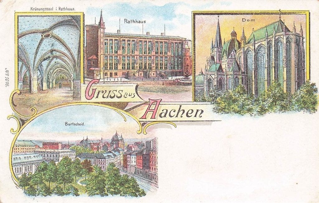 702-164-027 Aachen, Verzenden, Voor 1920, Duitsland