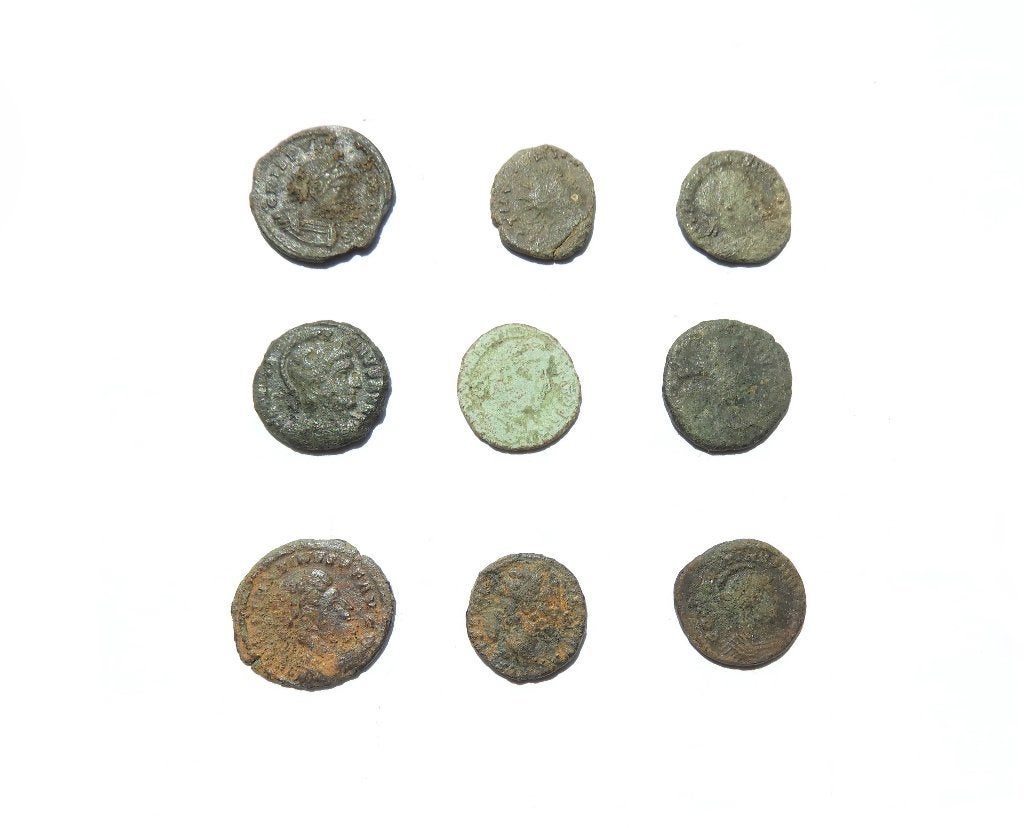 Verschillende Romeinse bronzen munten   d913, Ophalen of Verzenden, Overige landen, Losse munt