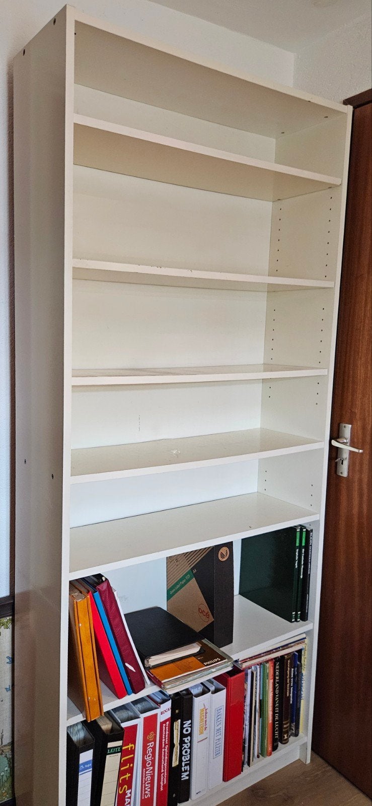 Billy Kast 202x90x28 cm - Ophalen met 2 personen, Huis en Inrichting, Kasten | Boekenkasten, Gebruikt, 200 cm of meer, 25 tot 50 cm