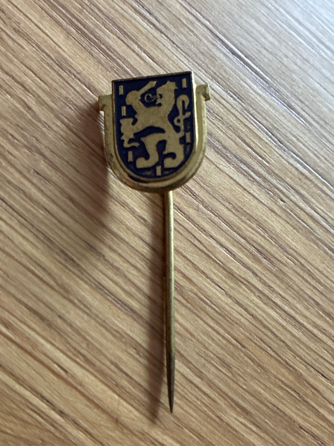 Vintage reversspeld Voorschoten Kon. Begeer, Verzamelen, Speldjes, Pins en Buttons, Verzenden, Gebruikt, Overige onderwerpen