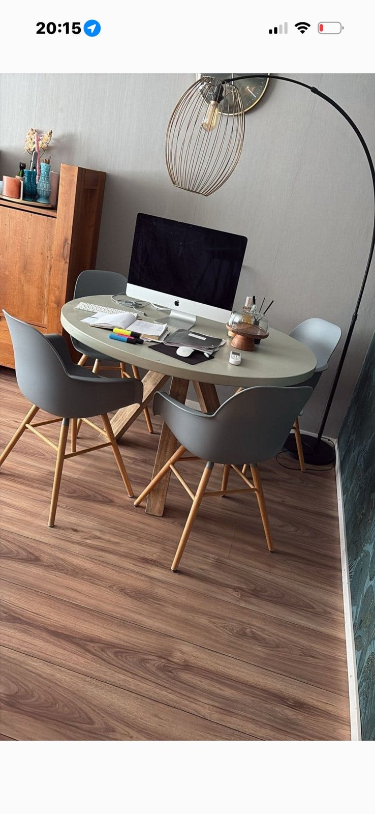 4 albert kuip stoelen van zuiver, Gebruikt, Vier, Grijs, Ophalen