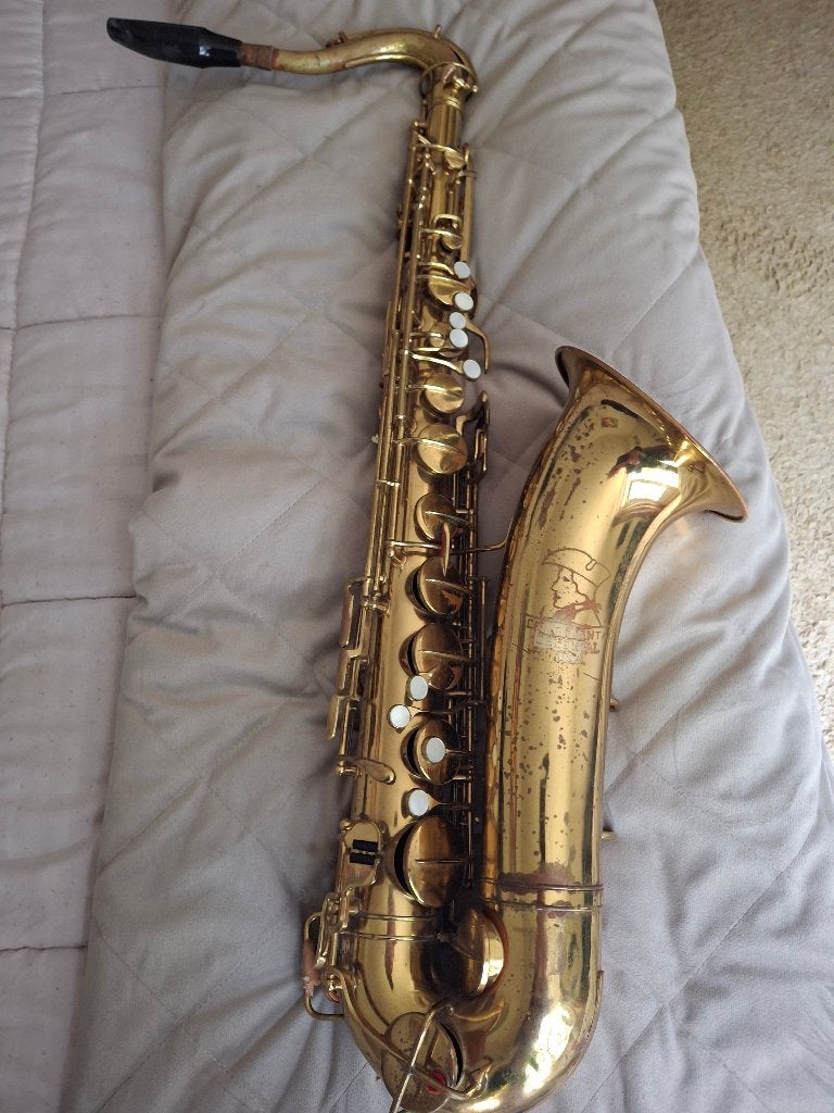 Tenorsaxofoon New Wonder Serie I, 1924, Ophalen, Gebruikt, Tenor, Met koffer