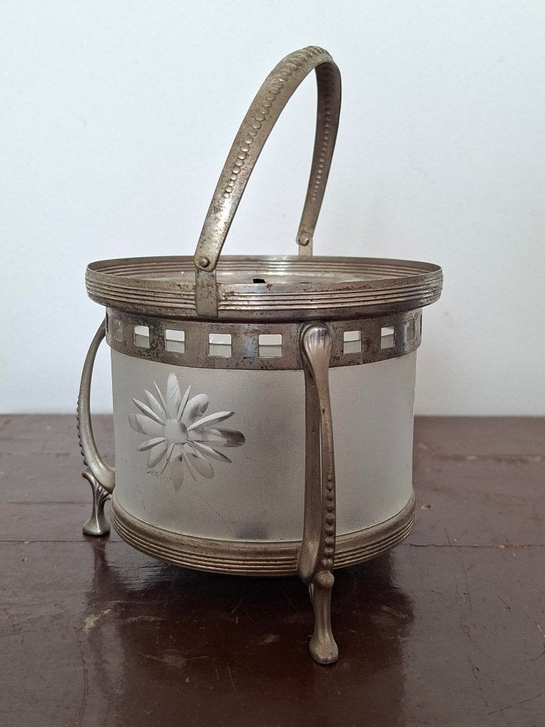 vintage art nouveau, jugendstil theelicht, begin 20e eeuw, Antiek en Kunst, Ophalen of Verzenden