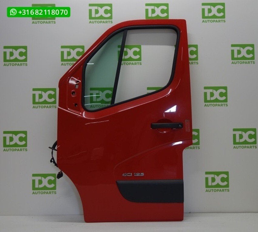 Opel Movano ('10-'18) Voorportier links rood, Gebruikt, Deur, Ophalen of Verzenden, Opel
