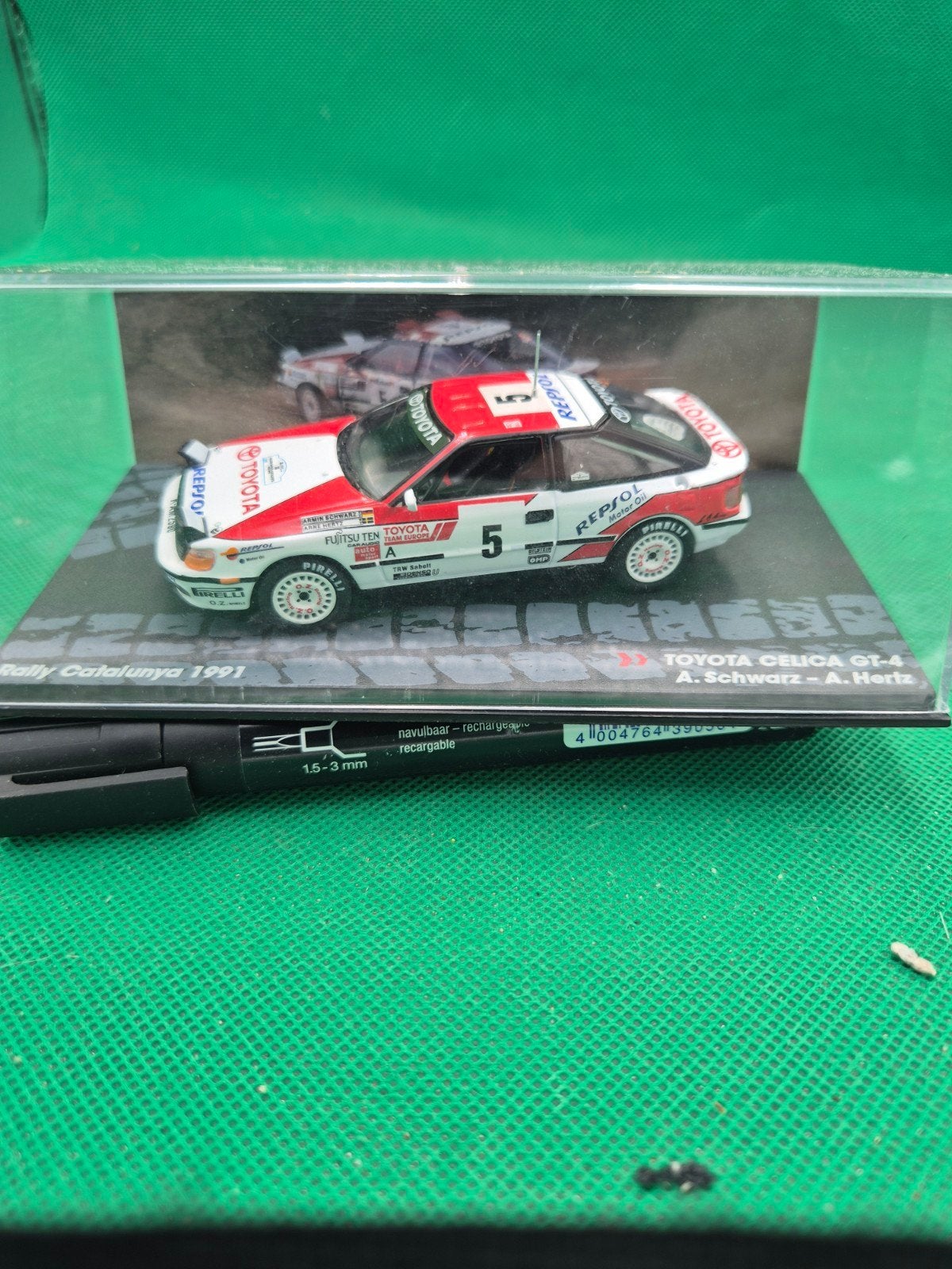 724 Toyota Celica GT-4 1/43, Ophalen of Verzenden, Zo goed als nieuw, Auto, Overige merken