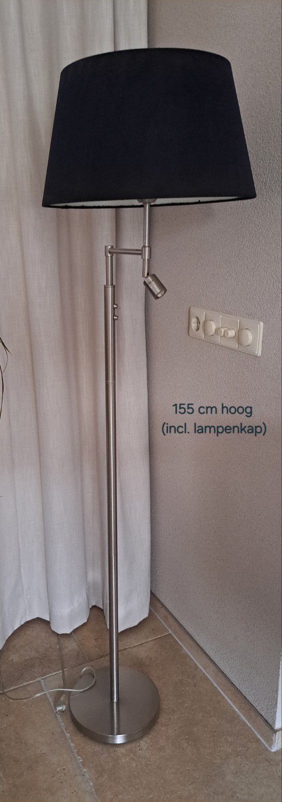 Vloerlamp, Ophalen, 150 tot 200 cm