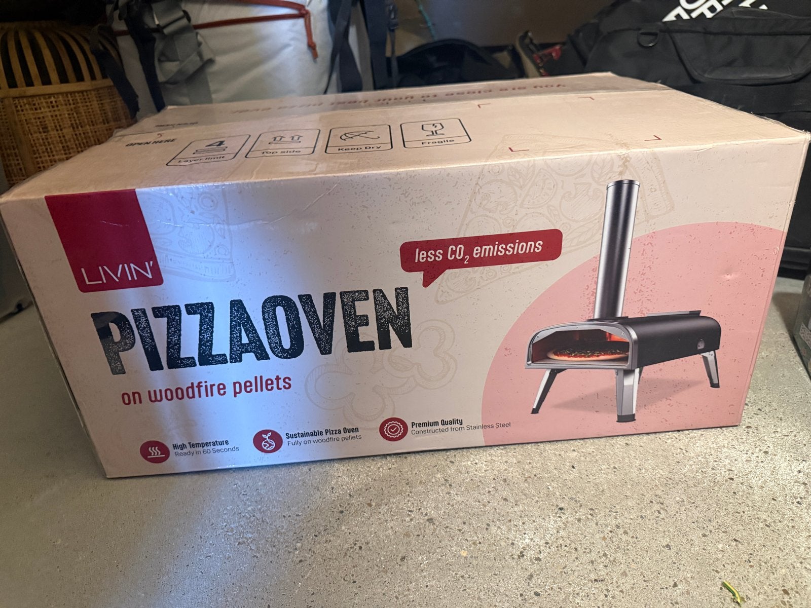 Nieuwe Livin' Pizzaoven voor buiten op houtpellets, Ophalen of Verzenden, Nieuw
