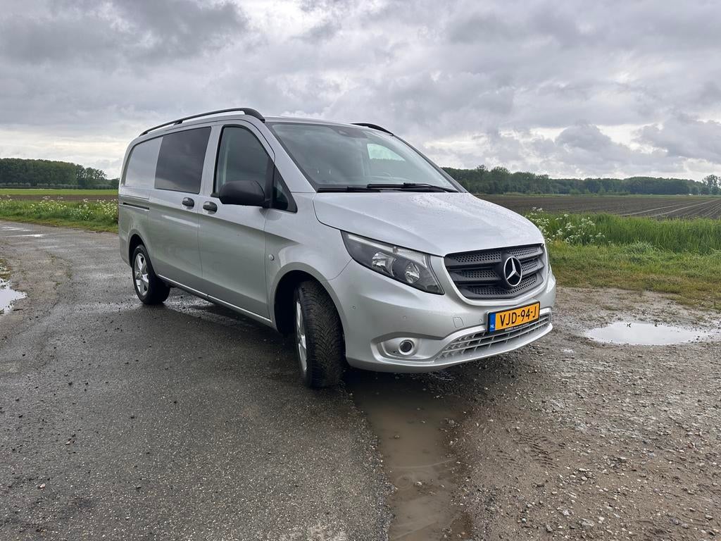 Mercedes-Benz Vito 116CDI L2 163pk automaat marge, Auto's, Bestelauto's, Automaat, Euro 5, Achterwielaandrijving, Zwart