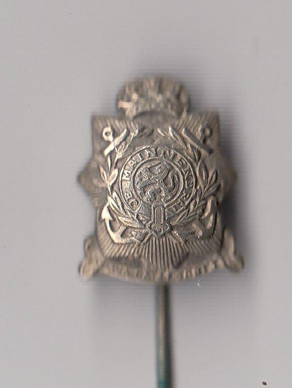 Korps Mariniers vol embleem speldje, Niet vindbaar, Niet vindbaar, Nederland, Embleem of Badge