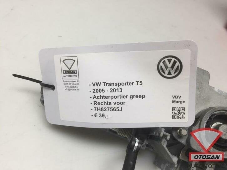 vw transporter t5 05 13 achterdeur greep opener 7h0827565j, Gebruikt, Volkswagen, Volkswagen AG, Berliner Ring 2
38440  Wolfsburg, DE