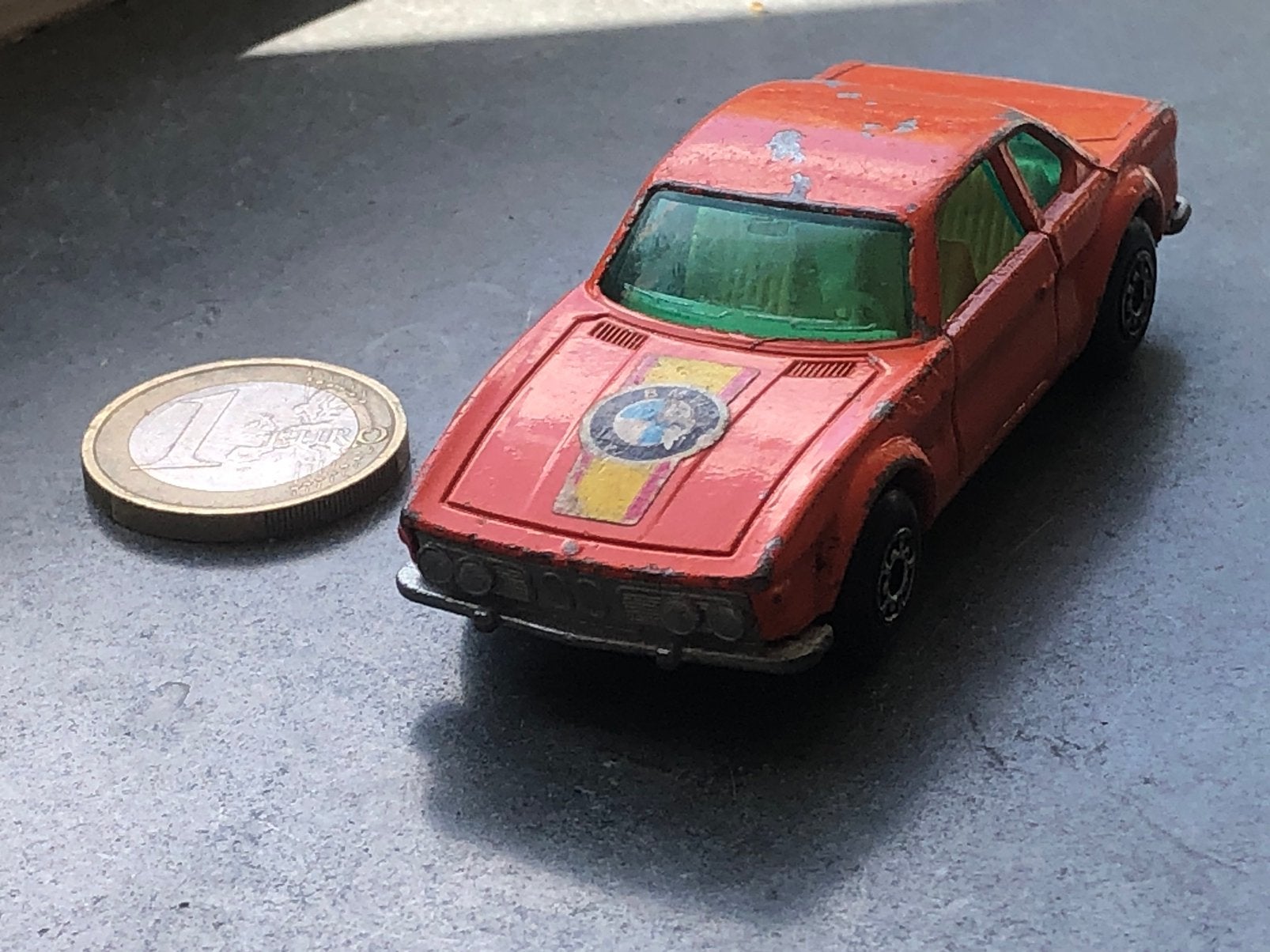 Matchbox Superfast No. 45 Oranje BMW 3.0 CSL 1976, Ophalen of Verzenden, Gebruikt, Auto