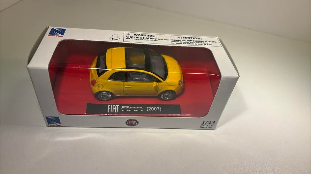 Fiat 500 yellow  2007 new ray 1.43, Overige merken, Auto, Ophalen of Verzenden, A