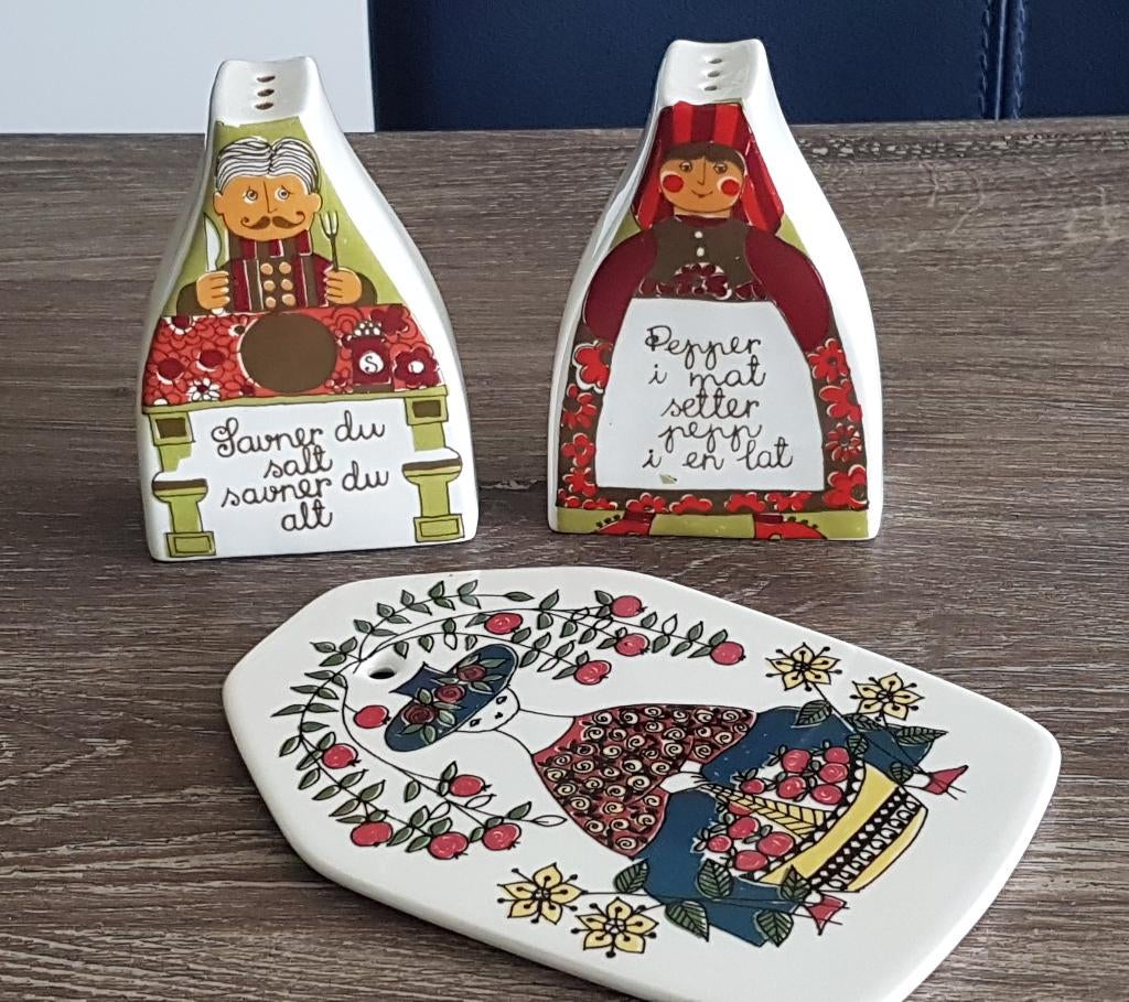 Figgjo Flint Folklore en Mons og Mile, Ophalen, Gebruikt, Overige typen, Overige stijlen