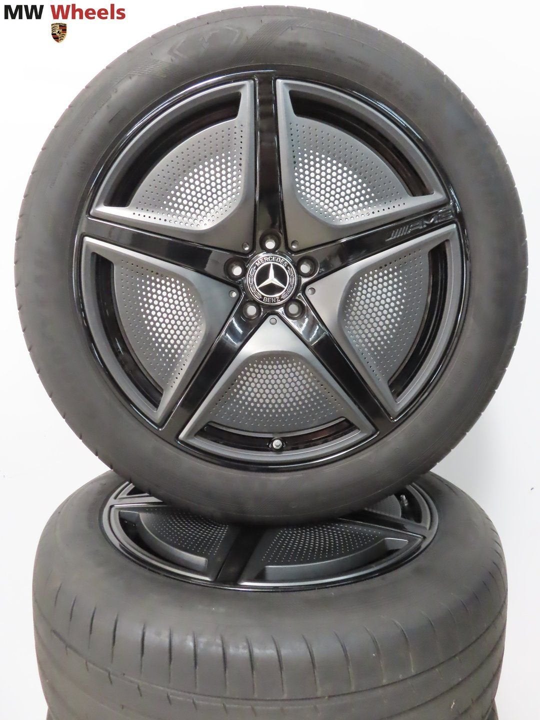 Mercedes EQS SUV X296 AMG 21 inch velgen met zomerbanden, Gebruikt, -, 275 mm, -