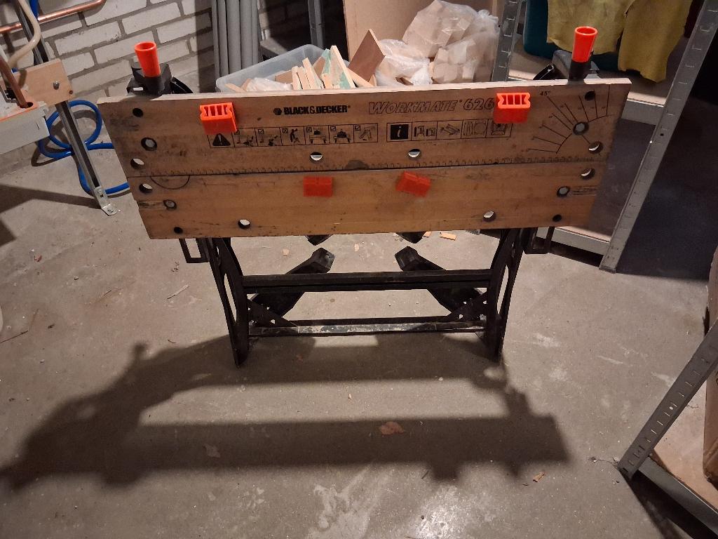Black & Decker workmate 626, Doe-het-zelf en Verbouw, Werkbanken, Ophalen of Verzenden, Gebruikt, 70 tot 120 cm, Inklapbaar