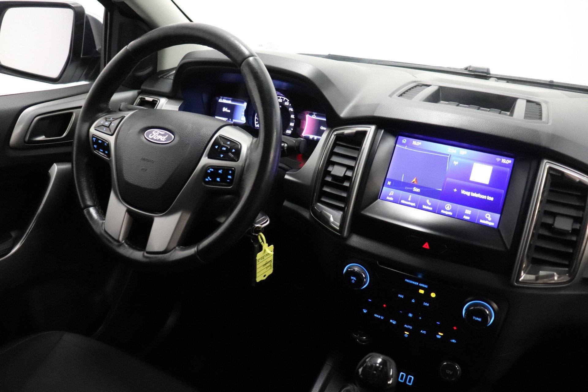 Ford Ranger 2.0 EcoBlue XLT 170PK 4X4 SuperCab EURO 6 - A/C, Dealer onderhouden, Stof, Gebruikt, 4 cilinders