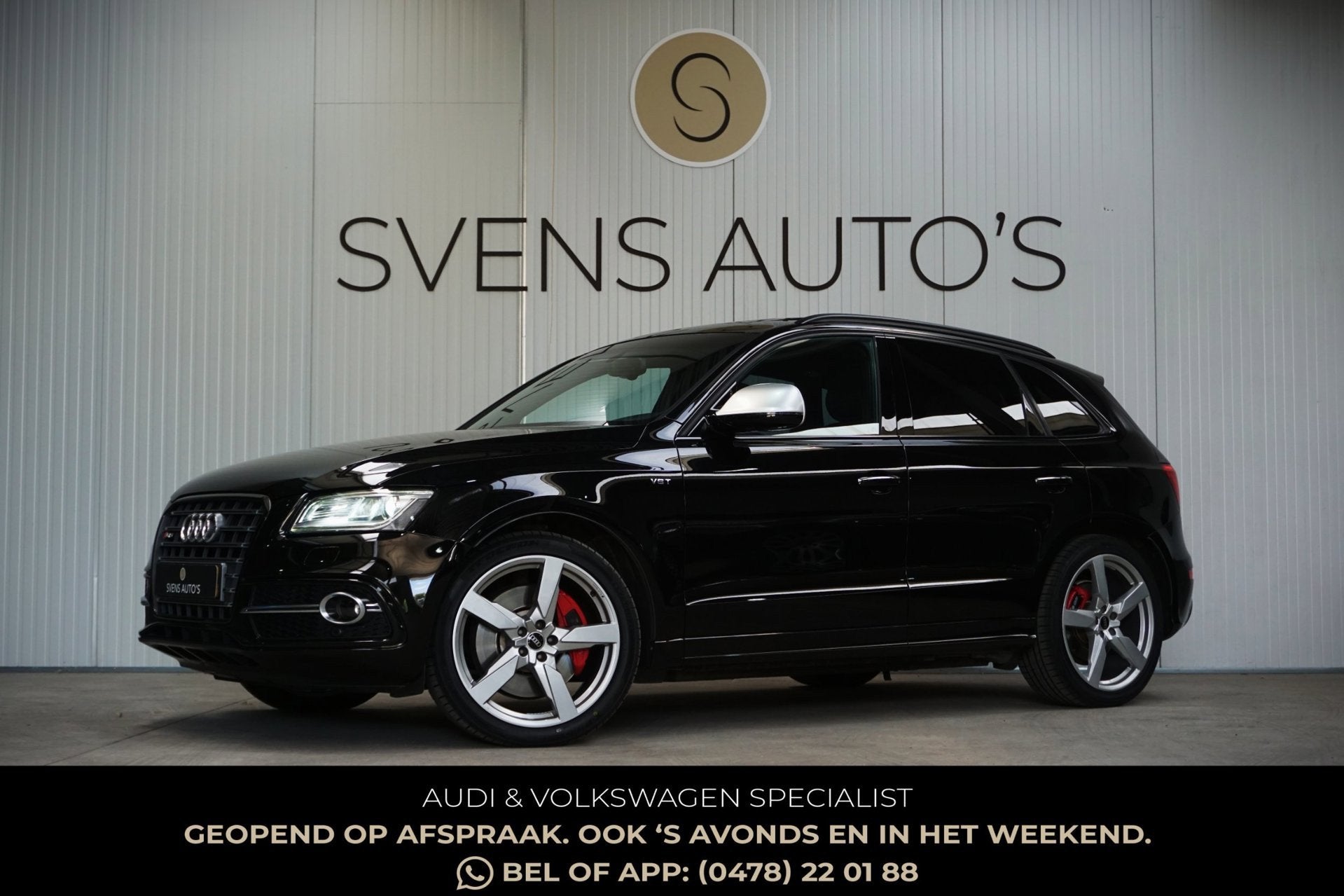 Audi SQ5 3.0 TDI Panodak|B&O|Ruitenstiksel|ACC|Trekhaak, Auto's, Audi, Automaat, Euro 5, 15 km/l, Gebruikt