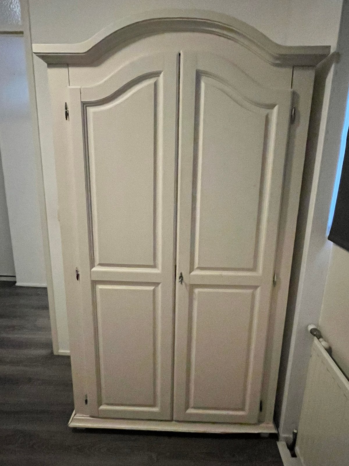 Houten brocante kledingkast, Huis en Inrichting, Ophalen, 100 tot 150 cm, 150 tot 200 cm, 50 tot 75 cm