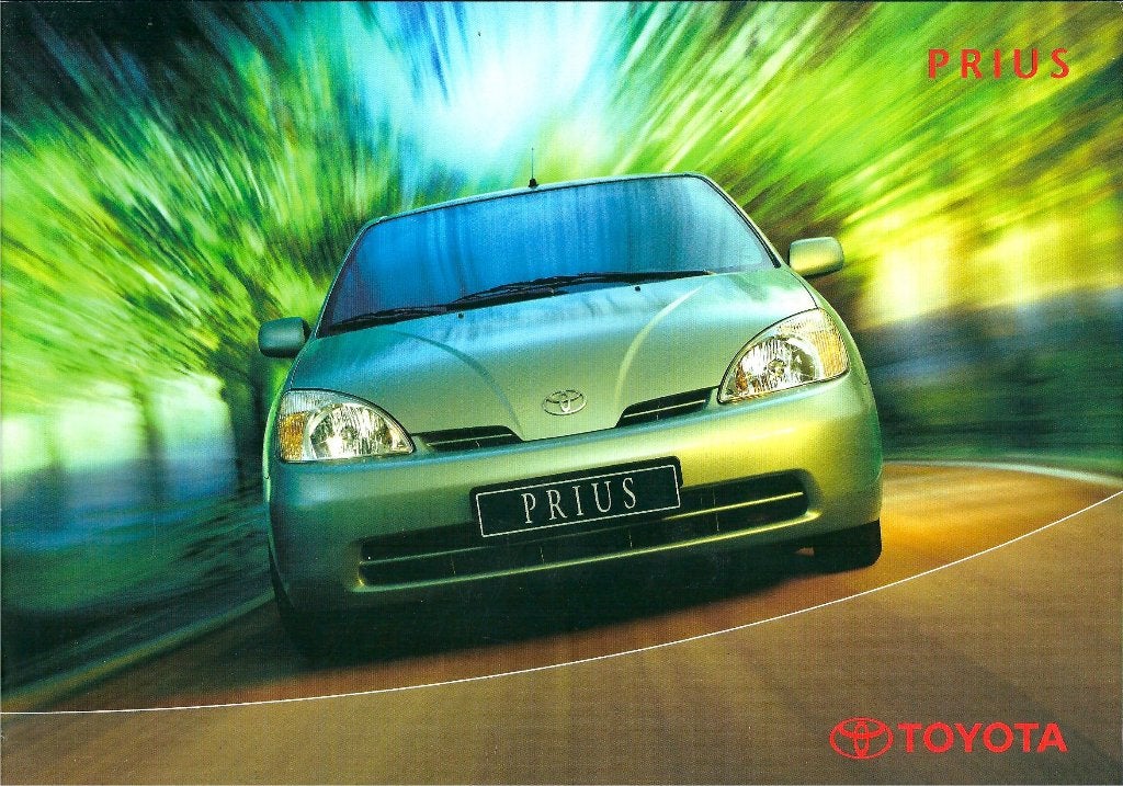 Brochure Toyota Prius 2001, Ophalen of Verzenden, Gelezen, Toyota