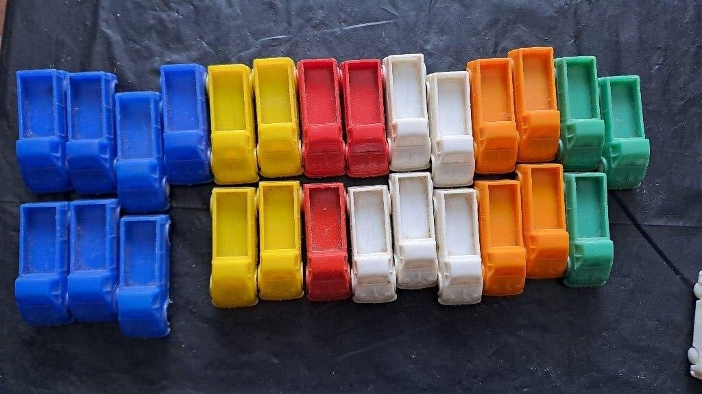 vintage plastic autootjes, Verzamelen, Ophalen of Verzenden, Gebruikt
