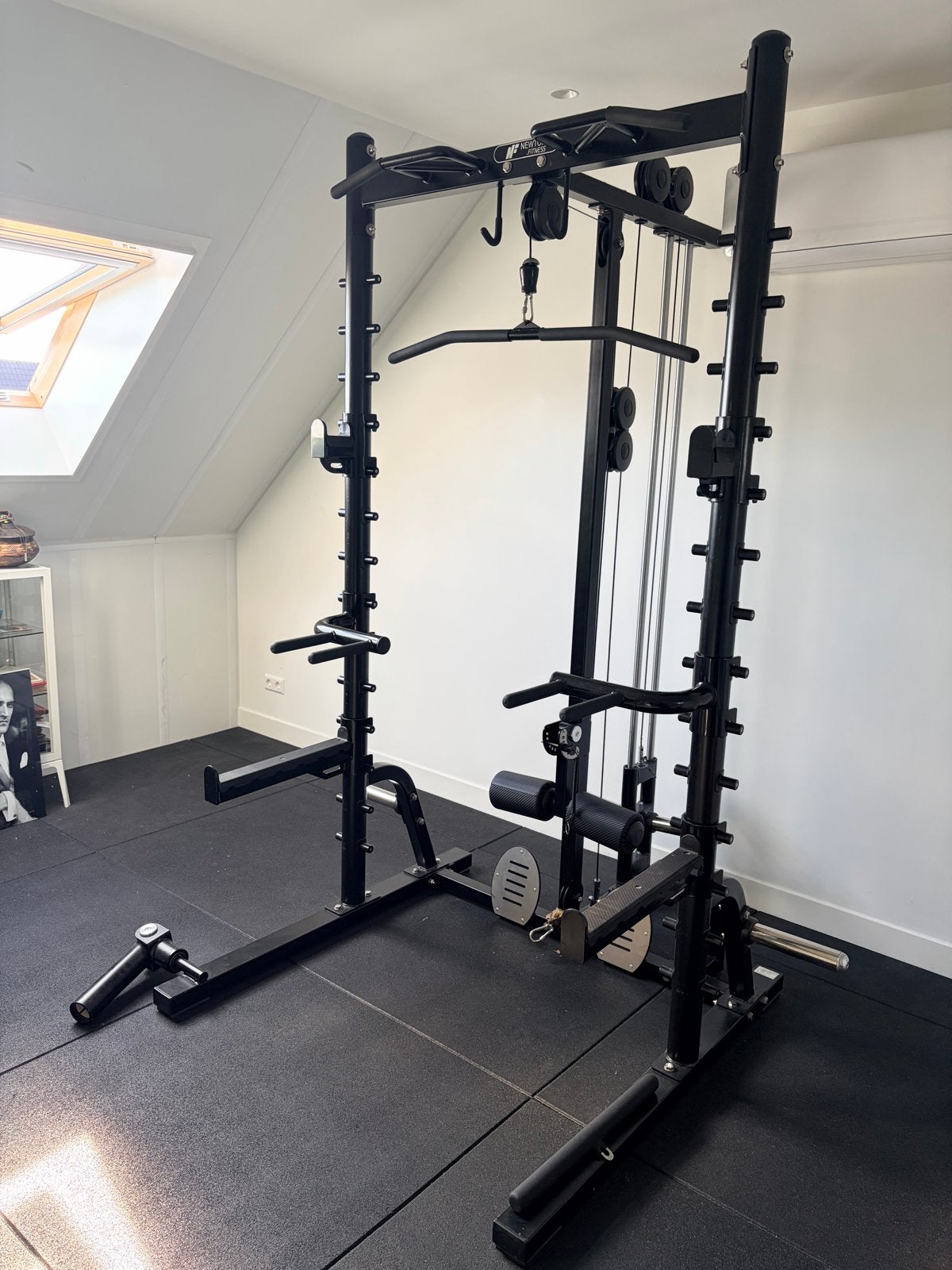 Newton Fitness Krachtstation - Compleet thuisfitness, Ophalen, Krachtstation, Armen, Zo goed als nieuw