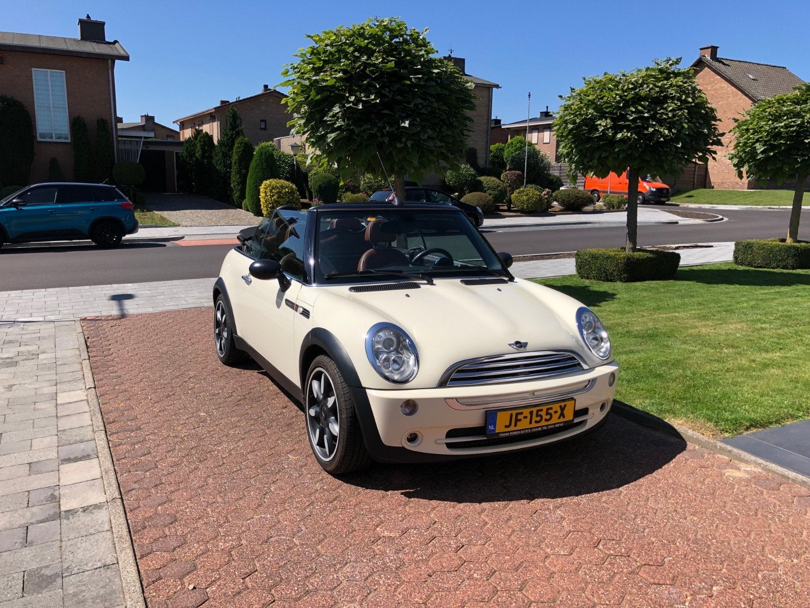 Unieke MINI Cooper Cabrio Sidewalk Edition (2006) – APK & Gr, Cabriolet, Beige, Leder, Bruin