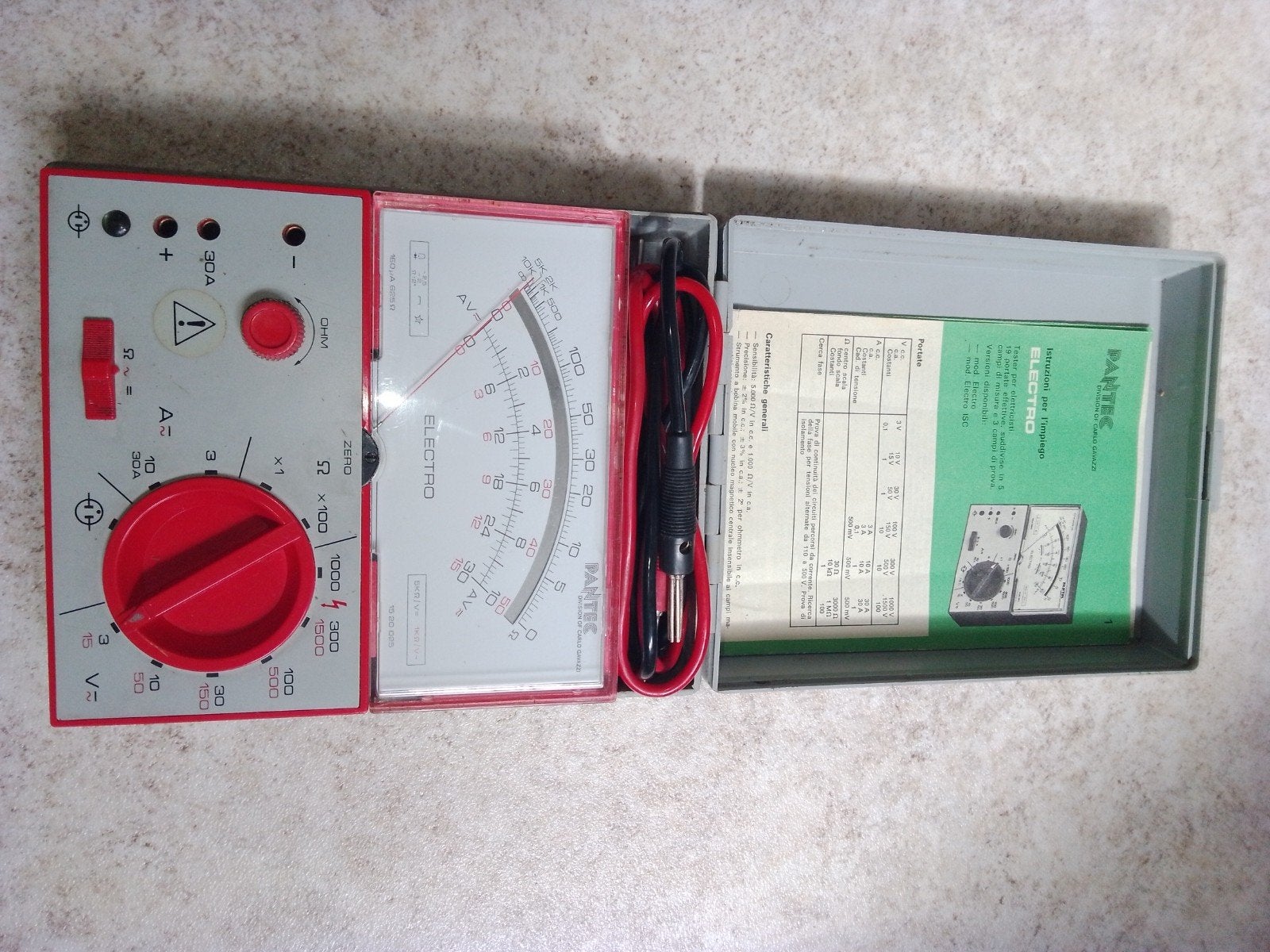 Universeelmeter analoog Pantec, Ophalen of Verzenden, Gebruikt