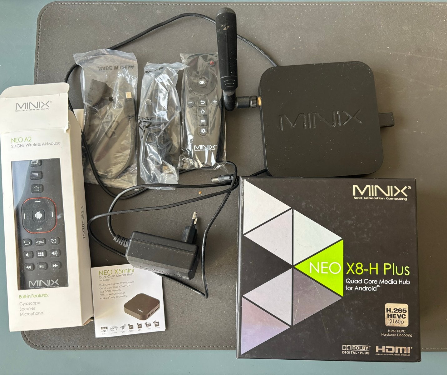 Minix Neo X8-H Plus en Minix Neo A2 Wireless AirMouse, Ophalen of Verzenden, Gebruikt, HDMI, Zonder harde schijf